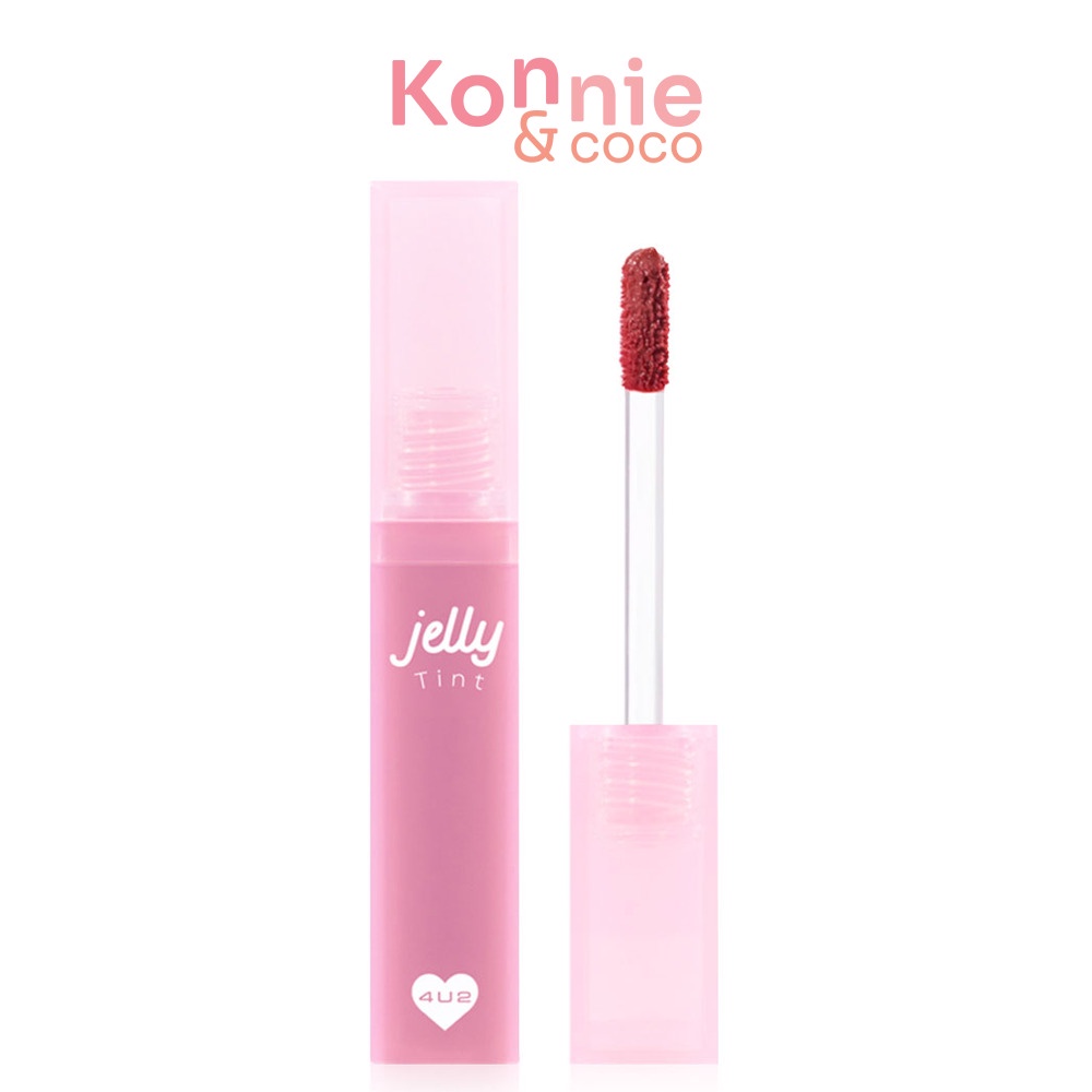 4U2 Jelly Tint 4g #02 Sweet Candy โฟร์ยูทู ลิปทินท์เนื้อเจลลี่. - รูปที่ 2