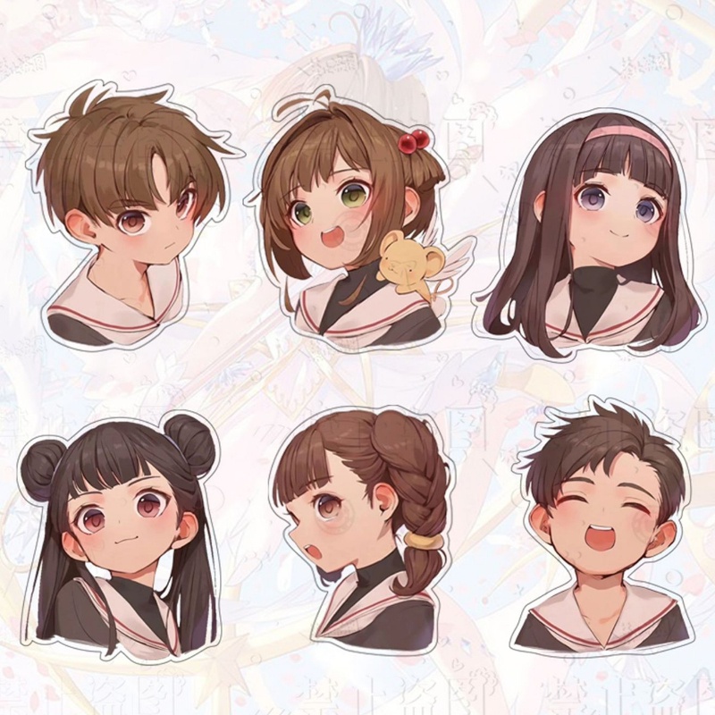 เข็มกลัดอะคริลิค ลายการ์ตูนซากุระน่ารัก สําหรับตกแต่งกระเป๋า