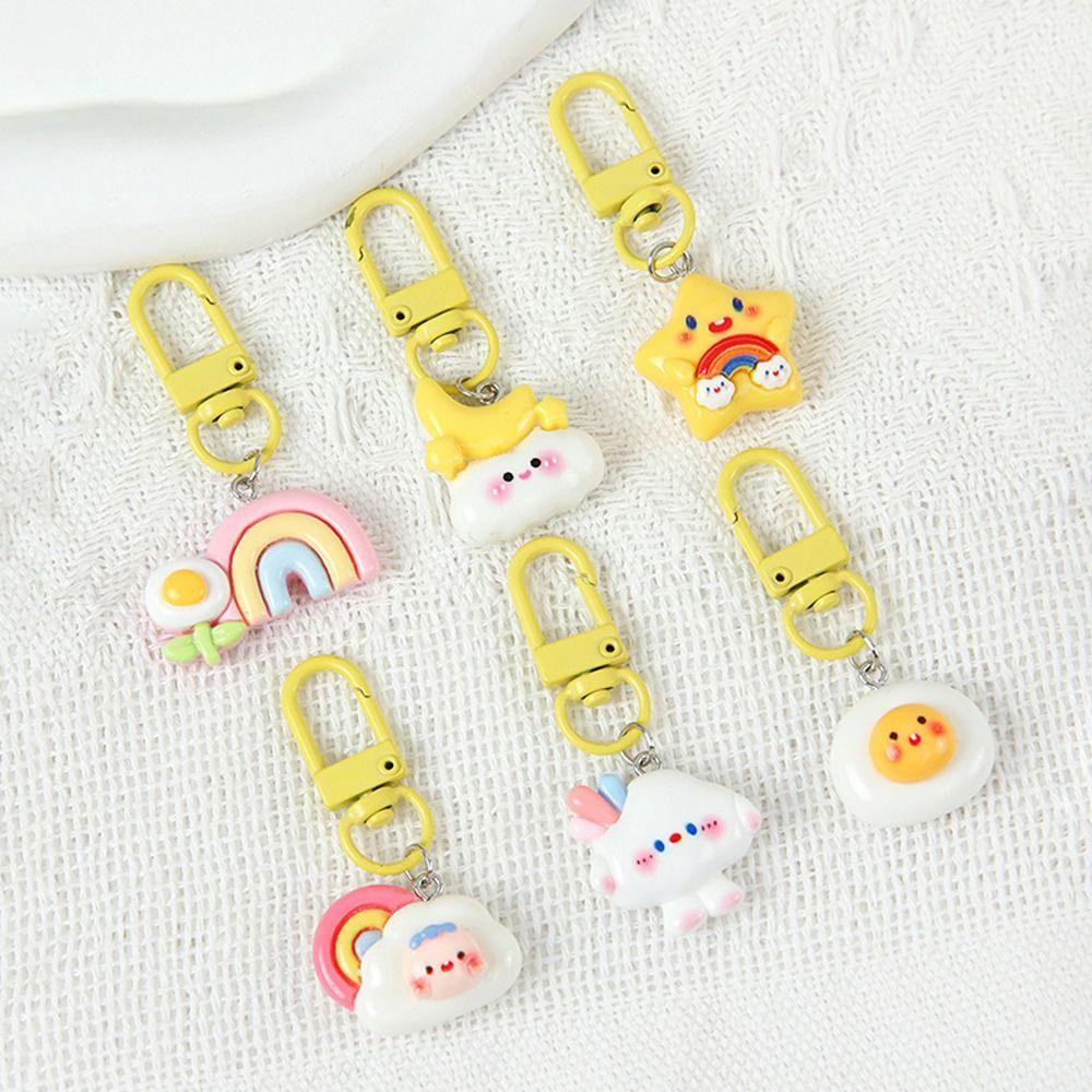 มาสเมตโต จี้ห้อยกระเป๋า พวงกุญแจน่ารัก ออกแบบดวงจันทร์และดาว ของขวัญสำหรับแฟน - รูปที่ 3