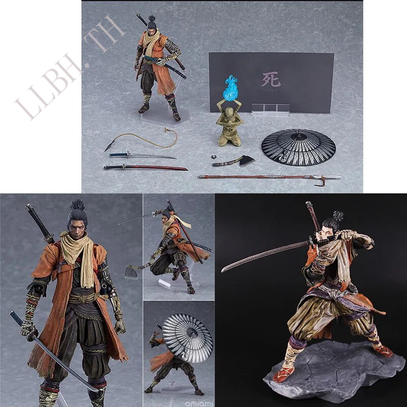 Figma 483-DX Game SEKIRO Figure Shadows Die Twice Action Figures SEKIRO Sword Shadows Die Twice Mode