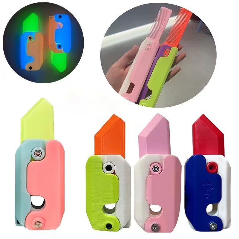 Tiktok โมเดลลูกบาศก์กระโดด แครอท 3D ขนาดเล็ก ของเล่นสําหรับเด็กนักเรียน