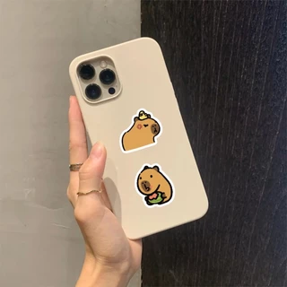 Pufferfish & Capybara สติ๊กเกอร์ 100 ชิ้น - สติ๊กเกอร์ไวนิลกันน้ําสําหรับโทรศัพท์ แล็ปท็อป และกระเป๋าเดินทาง