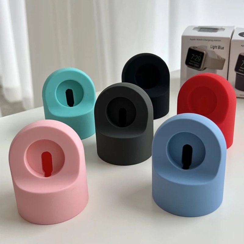 แท่นชาร์จซิลิโคน 44/42/40/38/41 มม. 45 มม. 49 มม. สําหรับ iWatch Series 8 7 SE 6 5 4 3 2 1
