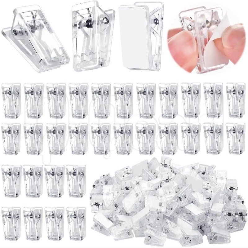 คลิปอะคริลิคใส / เครื่องประดับ DIY คลิปเทปกาว แบบด้านเดียวและสองด้าน / โฟลเดอร์รูปภาพ มัลติฟังก์ชั่น / โฟลเดอร์ทดสอบกระดาษ นักเรียน จัดเก็บ และโฟลเดอร์จําแนกประเภท