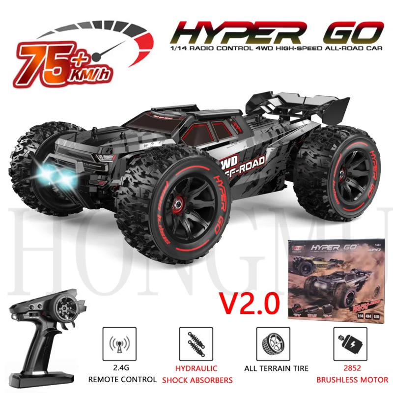 MJX Hyper Go V3.0 14210 14209 อัพเกรดแบตเตอรี่ 3S 4000 mAh 1/14 Brushless RC รถ 2.4G 4WD ไฟฟ้าความเร
