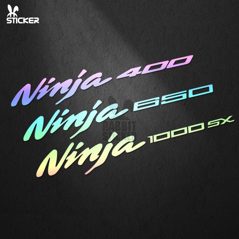 Kawasaki NINJA400 NINJA650 NINJA1000sx Letter Stickers Motorcycle Fuel Tank Stickers Helmet Stickers