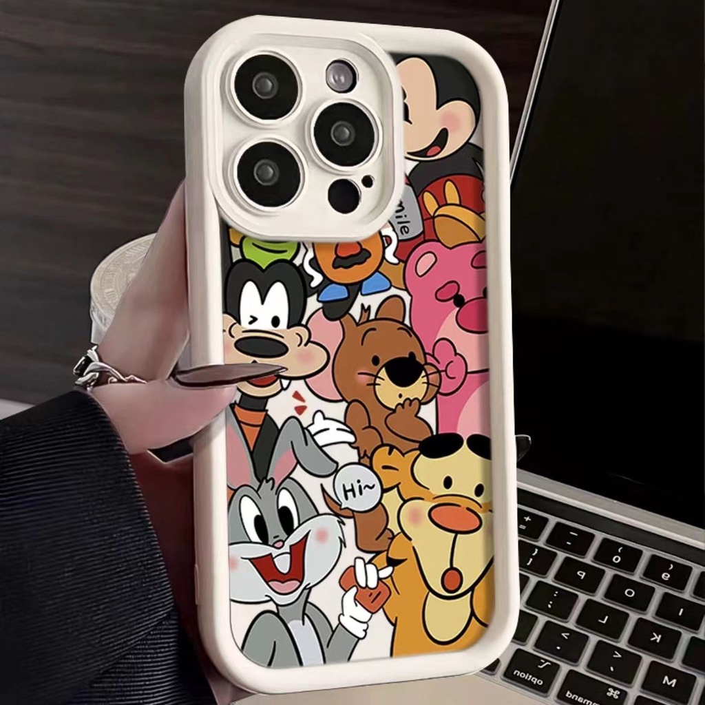 Disney Disney iphone15 เคส iPhone 14promax Premium 13pro กันกระแทก 12/11/XSXR78P Case GBRE