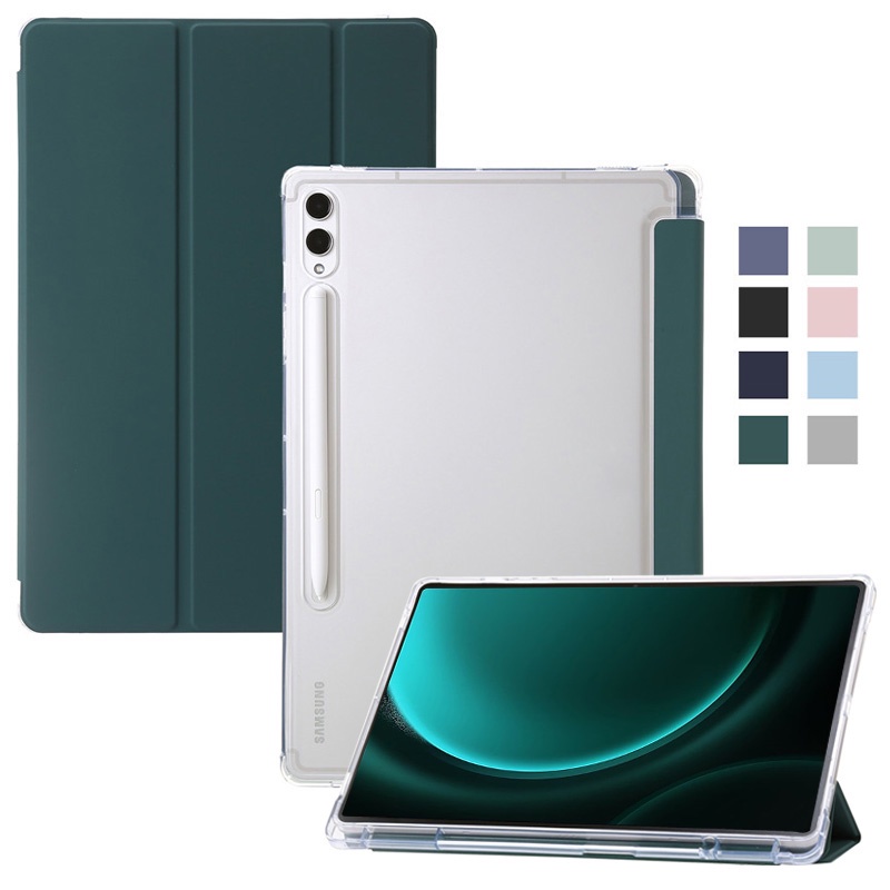 เคสอะคริลิคแข็ง พร้อมช่องใส่ปากกา สําหรับ Galaxy Tab S9 FE 10 9 Case SM-X510 X516B Galaxy Tab S9 FE 