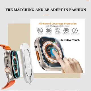 ฟิล์มกระจกนิรภัยกันรอยหน้าจอ HD ติดตั้งง่าย สําหรับ Apple Watch Ultra 2 49 มม. iWatch Ultra 49 มม.