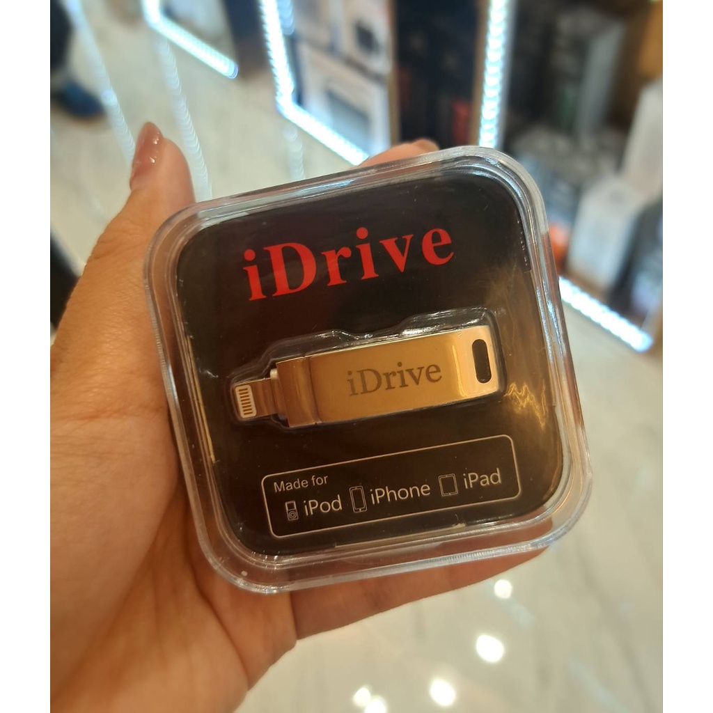 iDrive 128G ของแท้ แฟลชไดร์ฟสำหรับโอนถ่าย และสำรองข้อมูลแบบหมุน (พร้อมส่ง)