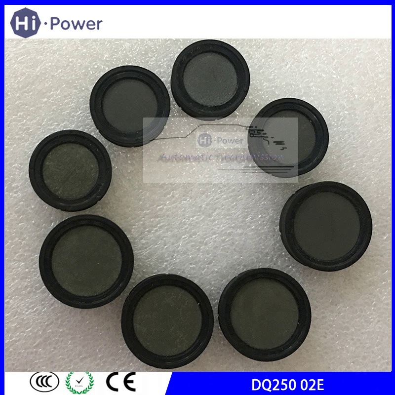 8 PCS DQ500 02E DQ250 / 0BH เกียร์คลัทช์ลูกสูบชุดสําหรับ OBH O2E เกียร์ยางลูกสูบชุดชุดซ่อม