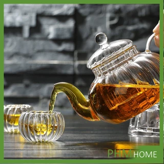 กาชงชา ทนต่ออุณหภูมิสูง กาน้ำชา แก้วคุณภาพสูง 400ml 600ml Glass teapot
