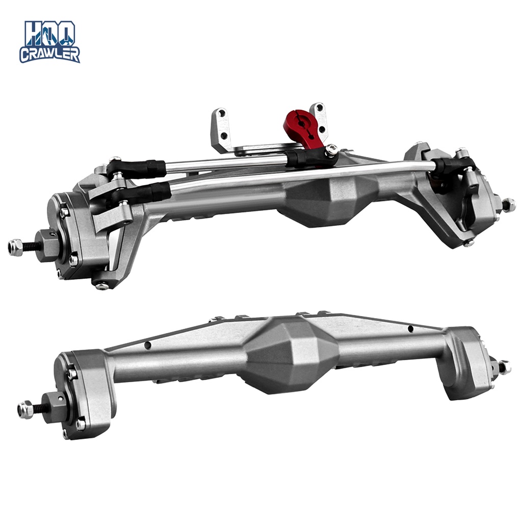HooCrawler 1/10 Capra แบบบูรณาการโลหะ Portal Axle พร้อมเครื่องมือเหล็ก Joint Shaft สําหรับ Axial Cap