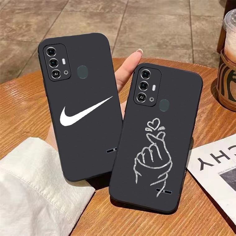 เคส เข้ากันได้กับ ZTE Blade A53 Pro เคสโทรศัพท์ Anti-fall TPU ป้องกันลายนิ้วมือแฟชั่นรูปแบบแบรนด์แฟชั่นฝาครอบโทรศัพท์มือถือ