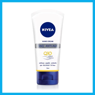 NIVEA Hand Cream Anti-Age Q10 75ml นีเวีย ครีมบำรุงมือสูตรคิวเทน.