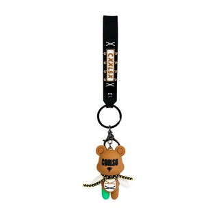 OKK Life Stop(A0806)*พร้อมส่งในไทย*พวงกุญแจ การ์ตูนหมี Coolso สุดเท่ สําหรับห้อยกระเป๋า/ห้อยกุญแจ สินค้าพร้อมส่งจากไทย