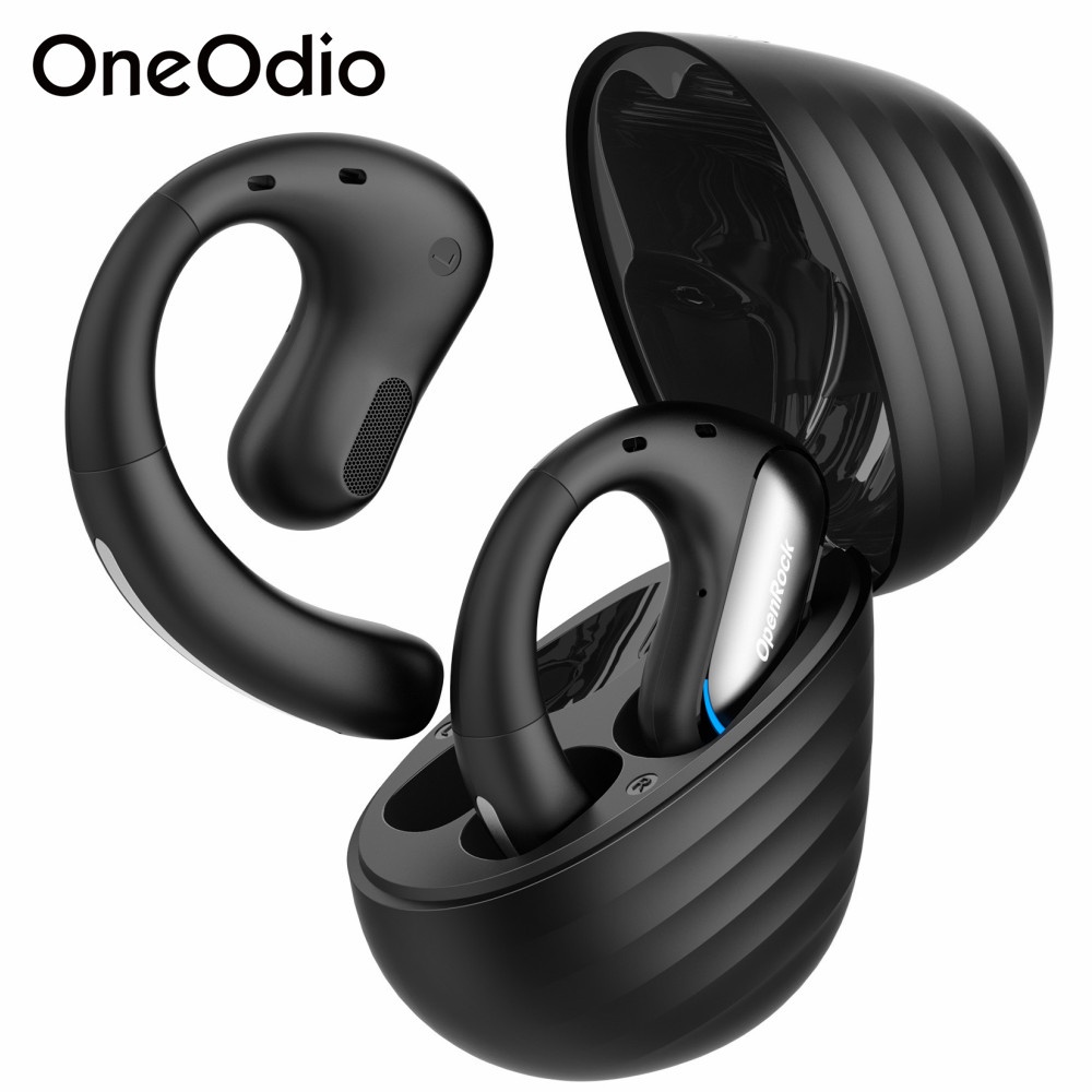 Oneodio OpenRock Pro หูฟังบลูทูธ 5.2 หูฟังไร้สาย แบบเปิดหู หูฟังเบสนําอากาศ กีฬา TWS ไมโครโฟน 4 ตัว ENC