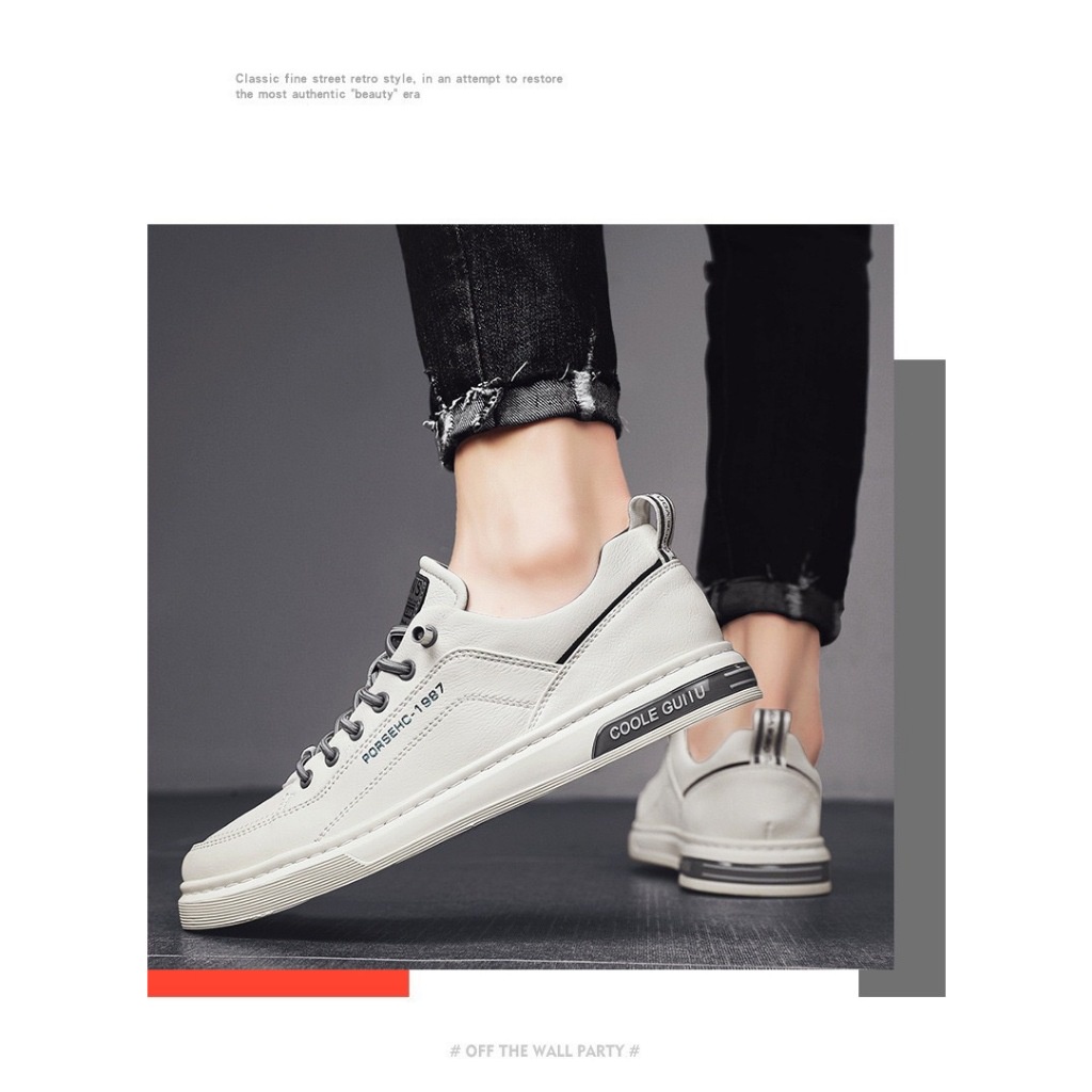 fashion รองเท้าผ้าใบผู้ชาย แบบผูกเชือก 2สี ไซส์40-44 รุ่น MVS038-212