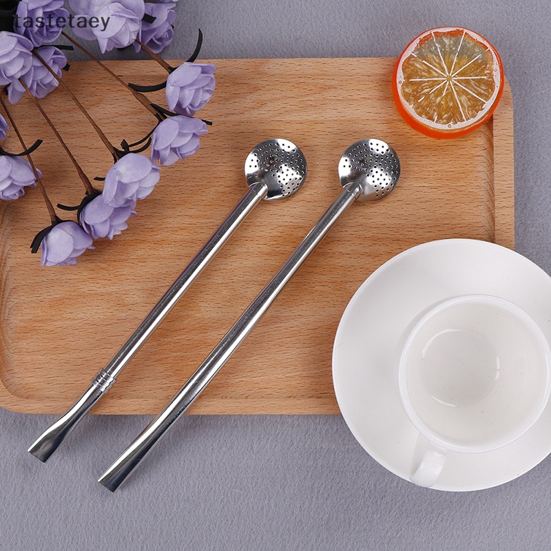 Tast Yerba Mate ชาฟางดื่ม illas หลอดกรองหลอดสแตนเลส EN