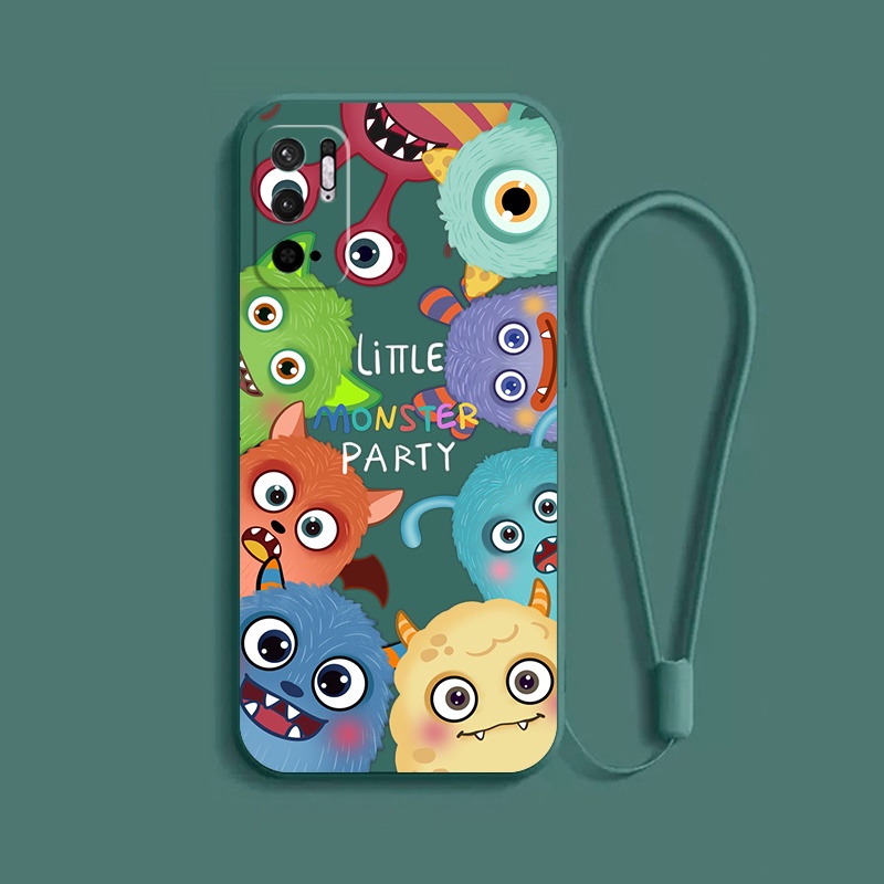 เคส Redmi NOTE 10 5G POCO M3 PRO สดใสและน่ารัก กันกระแทก นิ่ม ซิลิโคนเหลว ป้องกัน เรียบ เคส