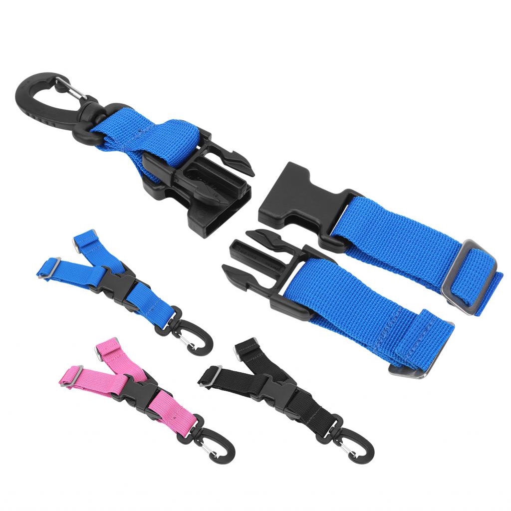 Diving Fin Mask Keeper Webbing Strap Carrier Diver Holder with Quick Buckle Flippers Sling Hanging