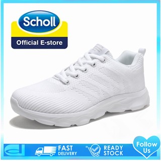 Scholl รองเท้ากีฬา รองเท้าผ้าใบ ส้นแบน สไตล์เกาหลี สําหรับผู…