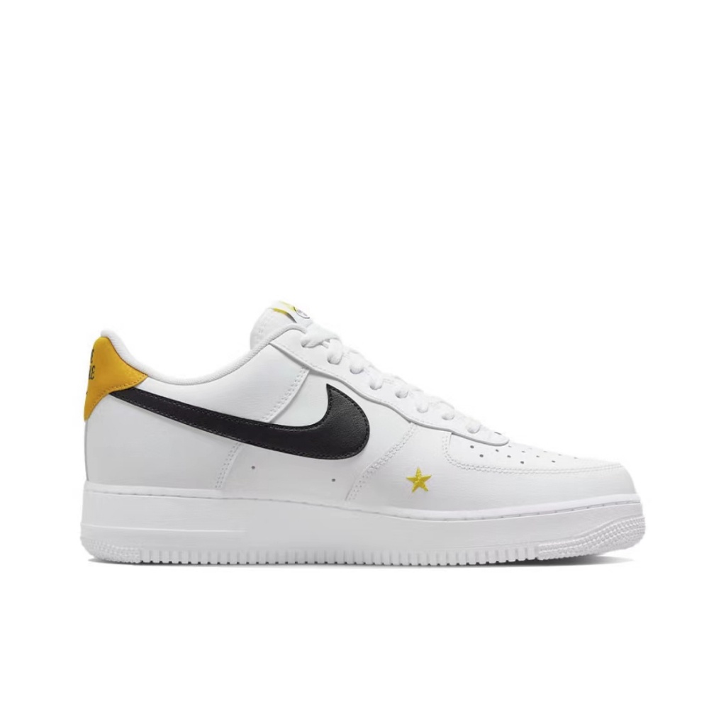 (พร้อมส่ง ของแท้100%) Nike Air Force 1 '07 LV8 2 "White Yellow" รองเท้า true