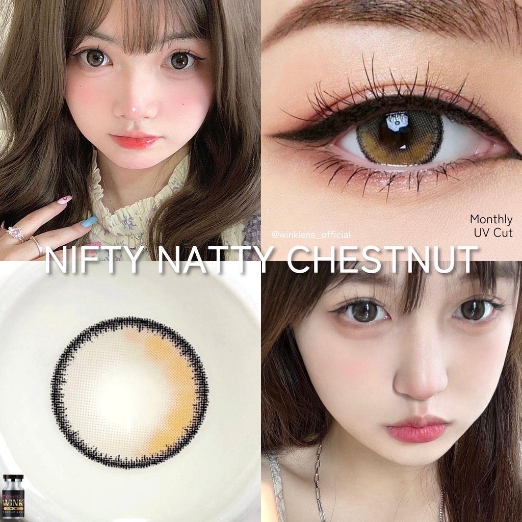 Nifty natty winklens คอนแทคเลนส์ 0.00
