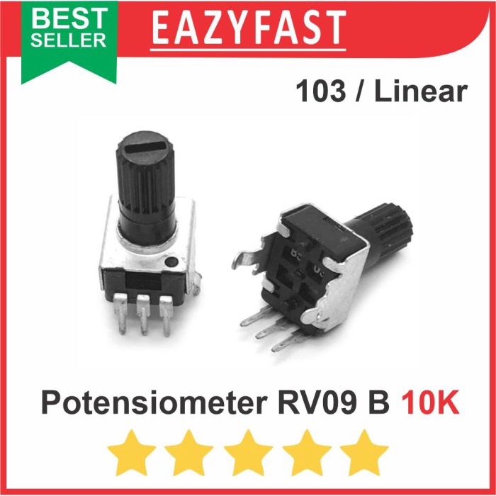 Potentiometer RV09 B 10K 10 K B10K หม้อ Potentiometer Potentiio Meter Trimpot
