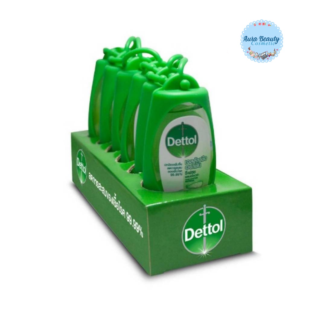 ❤❤ (6ขวด/แพ็ค) Dettol Hand Sanitizer Refresh Gel 50 มล. เดทตอล เจลล้างมือ สูตรหอมสดชื่นผสมอโลเวร่า
