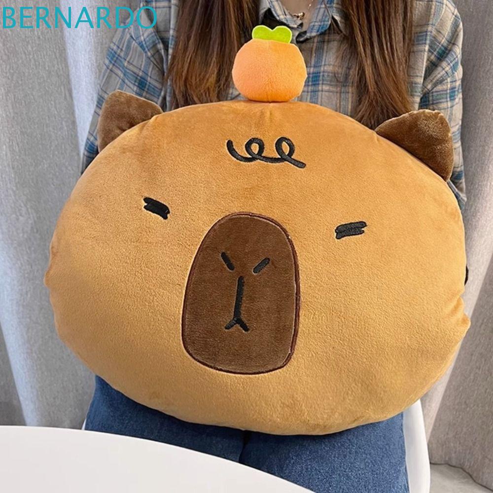 Bernardo Capybara หมอนตุ๊กตานุ่ม ยัดนุ่น คาปิบารา ตลก ยัดไส้ คาปิบารา มืออุ่น หมอนของเล่นเด็ก