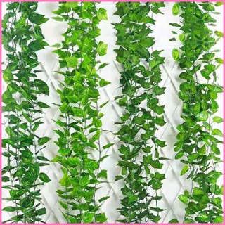 1M ใบใหญ่ ดอกไม้ปลอม ดอกไม้ประดิษฐ์ พืชประดิษฐ์ ของตกแต่งบ้า…