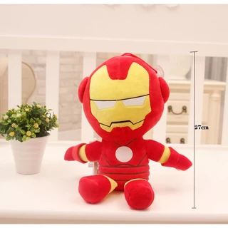 ตุ๊กตาของเล่น ยัดนุ่น ซูเปอร์ฮีโร่ อเวนเจอร์ส สไปเดอร์แมน ไอรอนแมน กัปตันอเมริกา แบทแมน ซูเปอร์แมน ของขวัญสําหรับเด็ก