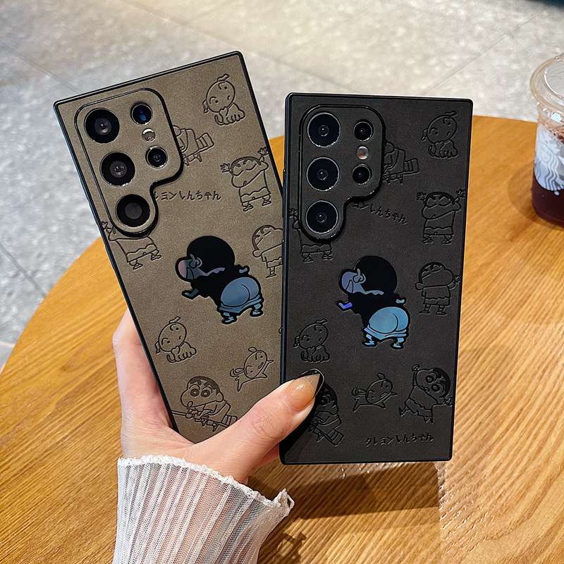 Haechan สไตล์เดียวกัน!เคสมือถือ แบบแข็ง ลายชินจัง แฟชั่น สําหรับ Samsung Galaxy S21 s22 S23 S24 Ultra Plus S21+ s22+ S23+ S24+FTD