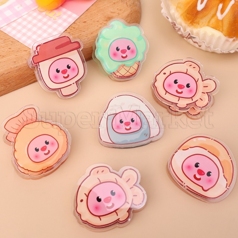 [ Featured ] Loopy Beaver คลิปจัดเก็บ / ที่หนีบโน๊ตบุ๊ค ใบหลวมน่ารัก / โฟลเดอร์ผูกแฟ้ม DIY / ที่ใส่กระดาษทดสอบ แบบถอดออกได้ / อุปกรณ์สํานักงาน โรงเรียน / เครื่องเขียนนักเรียน