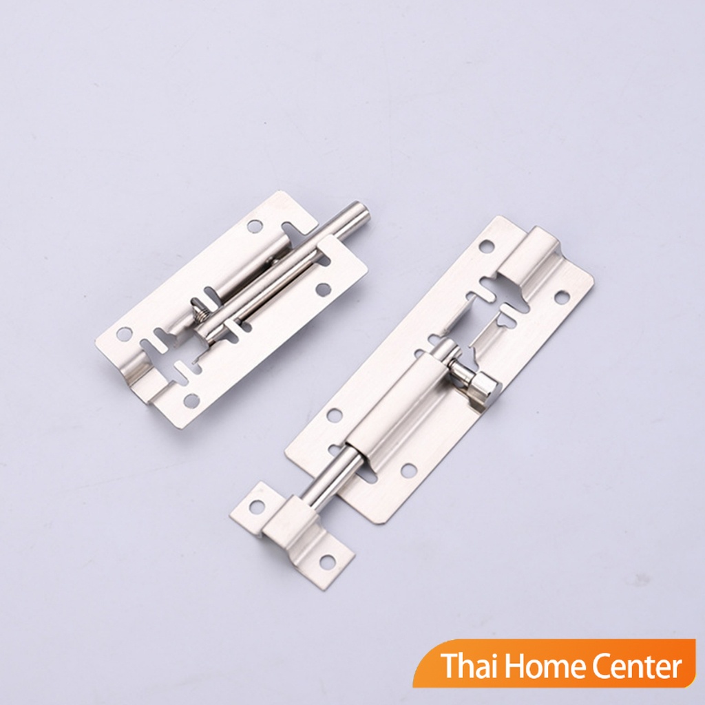 กลอนสแตนเลสโซโล 3 นิ้ว 4 นิ้ว กลอนหน้าต่าง กลอนประตู ล็อคประตู door latch