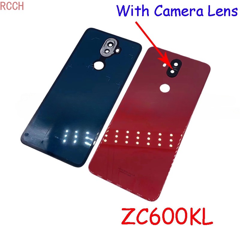 Aaaa ฝาครอบแบตเตอรี่ ด้านหลัง พร้อมเลนส์กล้อง อะไหล่ซ่อมแซม สําหรับ Asus Zenfone 5 Lite ZC600KL