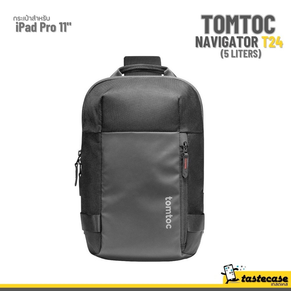 Tomtoc Navigator T24 Sling Bag 5L กระเป๋าสำหรับ iPad 7.9-11" - Black