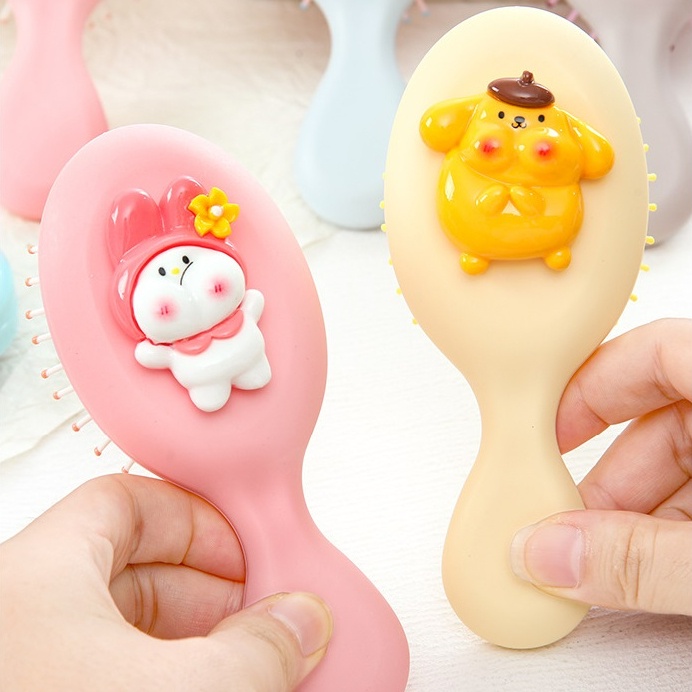 K03 หวีน่ารักแบบพกพา แปรงสำหรับหวีผม  พร้อมส่ง