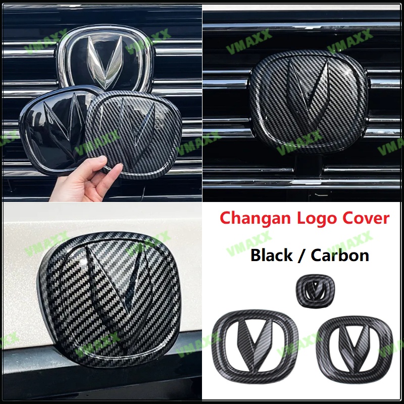 Changan Alvin Cs35 Cs55 Cs75 Cs95 Plus 3 ชิ้น/1 ชุดฝาครอบโลโก้ Fit สําหรับ Changan Alsvin Cs35 Cs55 