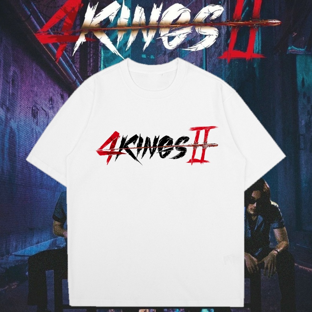 เสื้อยืด 4Kings ภาพยนตร์ผจญภัยผ้าฝ้ายเสื้อยืด S-5XL UnisexS-5XL S-5XL
