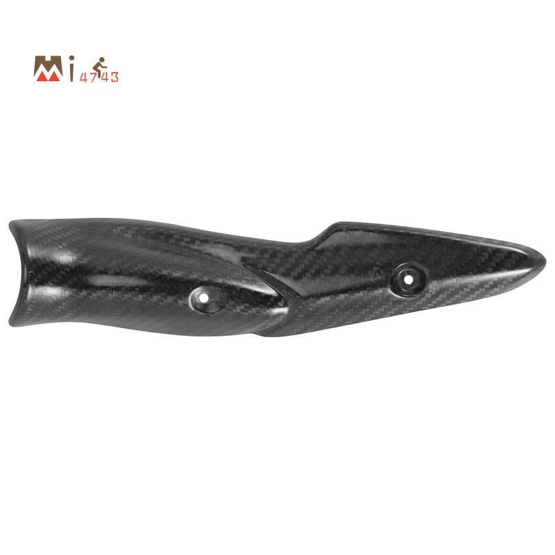 【Mi4743】ฝาครอบท่อไอเสีย คาร์บอนไฟเบอร์ ป้องกันน้ําร้อนลวก สําหรับ Kawasaki Z900 2017-2019