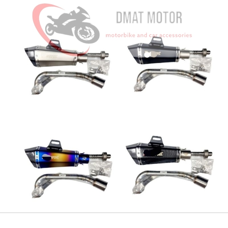 คอท่อสแตนเลส Grand Firano / Qbix แกรนฟิราโน่ คิวบิก พร้อมปลายท่อ AK shorty ยาว 13 นิ้ว ฟรีแคทลดเสียง