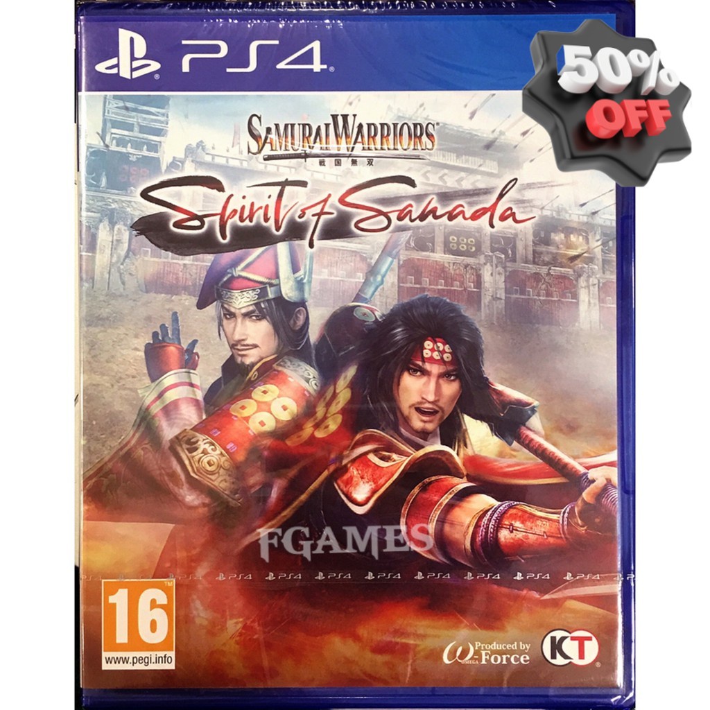 PS4 Samurai Warriors: Spirit of Sanada ( Zone2/EU )(English) แผ่นเกม ของแท้ มือ1 มือหนึ่ง ของใหม่ ในซีล แผ่นเกมส์ #เกมส์