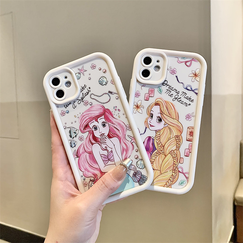 เคสโทรศัพท์มือถือแบบนิ่ม กันกระแทก ลายเจ้าหญิงนางเงือก JT022YB สําหรับ Vivo V29 V27 V25 V23 V20 PRO 