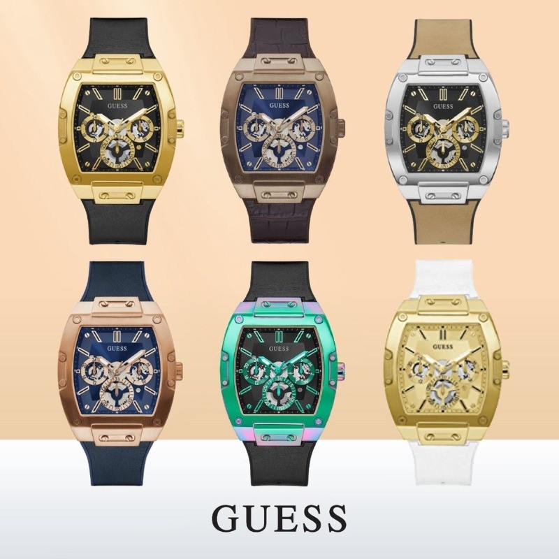 Guess นาฬิกาข้อมือผู้ชาย ผู้หญิง รุ่น GW0202G1 GW0202G2  GW0202G3 นาฬิกาแบรนด์เนม Guess ของแท้ พร้อม