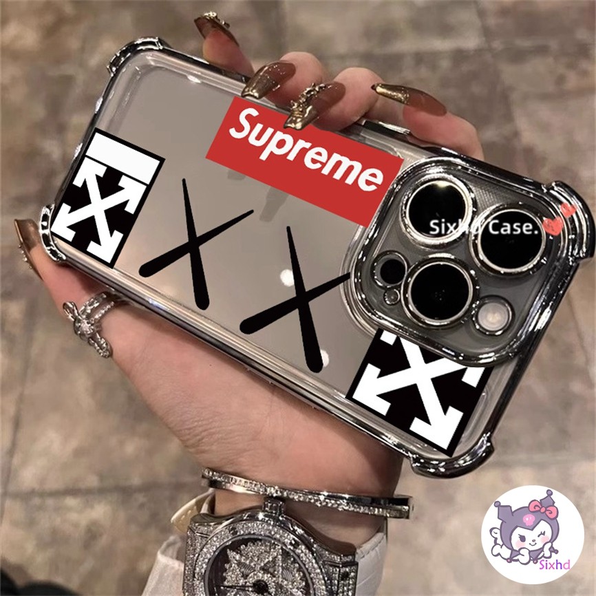 สําหรับrealme C53 C51 C11 C15 หมายเหตุ 50 C63 C55 C35 C30 C33 C31 C30s C17 9Pro 9i 5i 5s 5 Narzo50i 50Aหรูหรานุ่มสี่มุมAnti Drop Protection Supreme Coolแนวโน้มเคสโทรศัพท์