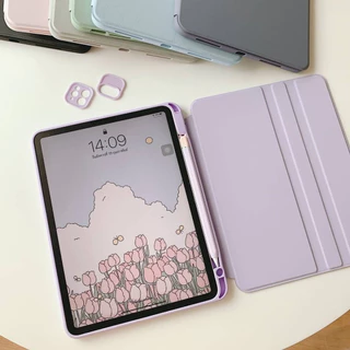 ส่งจากกรุงเทพ เคสไอแพด 360° ตั้ง-นอนได้ พร้อมช่องใส่ปากกา สำหรับ iPad 10.2 Gen7/8/9/10 Air4/5/6/7 10.9 Mini6/7 Pro 11