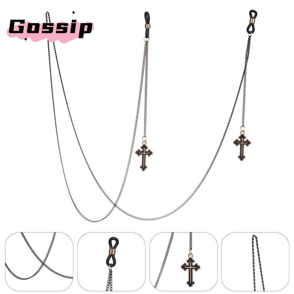 Gossip แว่นตาโซ่ผู้หญิงผู้ชายแว่นตา Braid Lanyard แว่นตา Retainer สายคล้อง