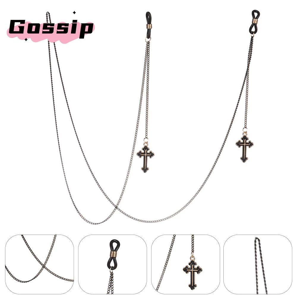 Gossip แว่นตาโซ่ผู้หญิงผู้ชายแว่นตา Braid Lanyard แว่นตา Retainer สายคล้อง